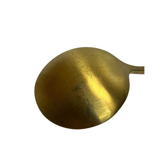 Gold‎ Flatware Cutlery Set Elegant Design Easy Clean 30 pc Modern style READ - Picture 4 of 12